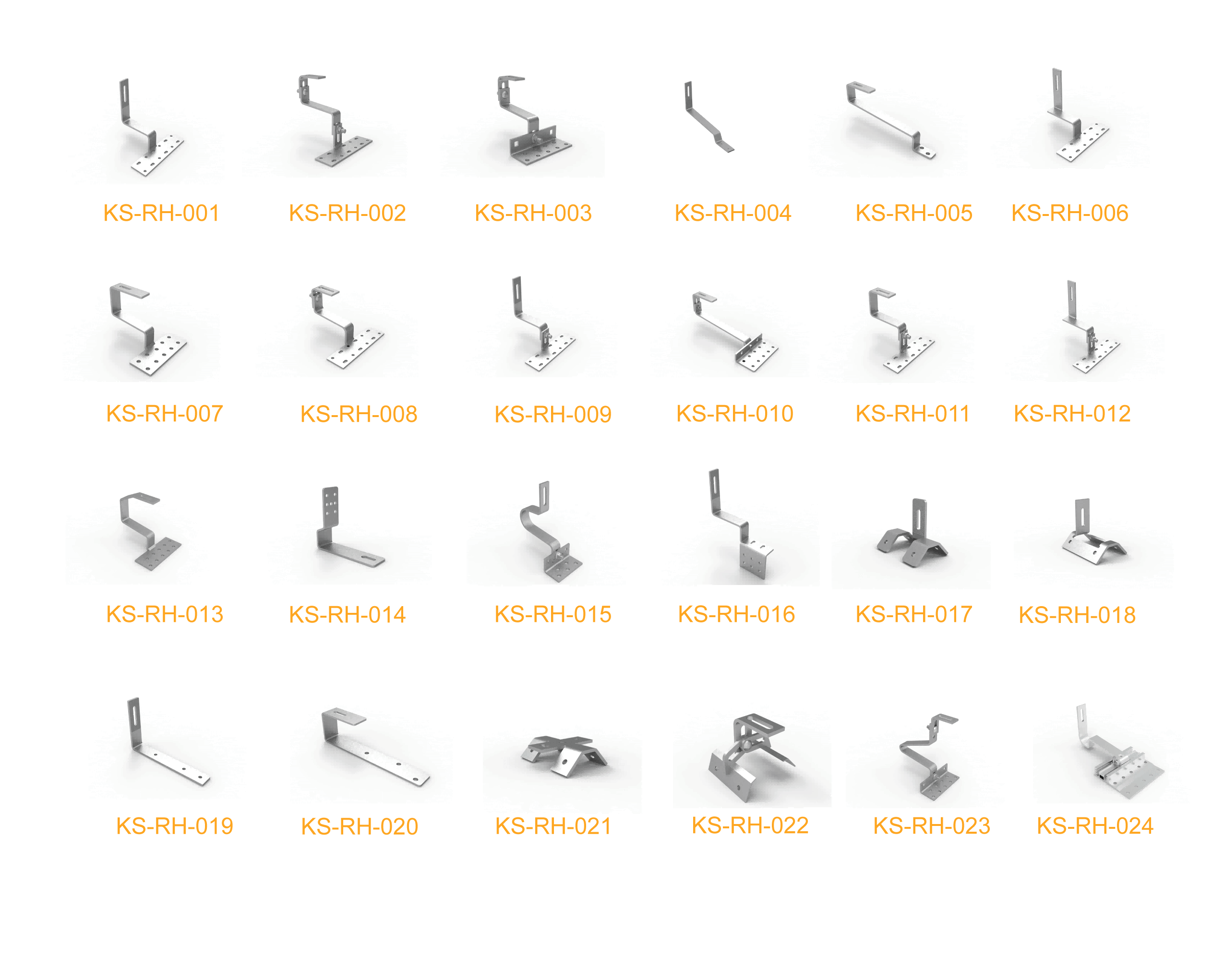 Solar roof horizontal flat tile hook roof mounting system