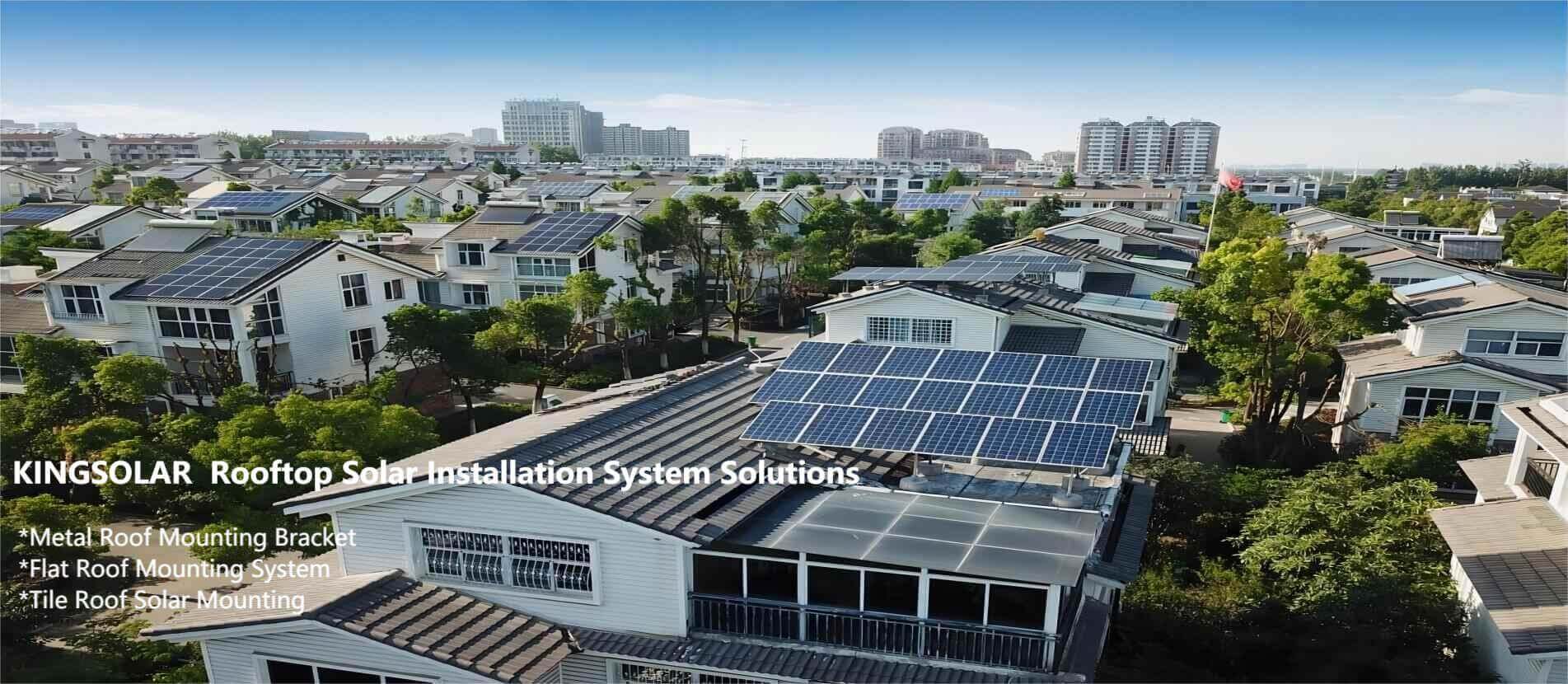 Solarpanel-Dachmontagesystem