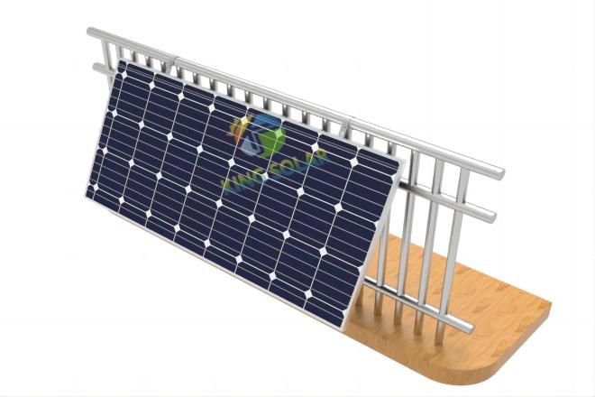 Montagesystem für die Solarpanel-Halterung für den Balkon