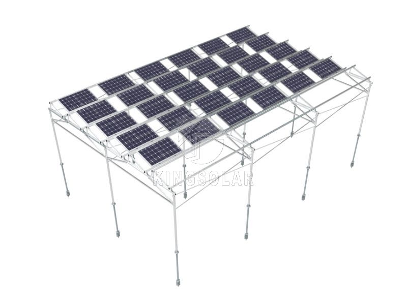 Stativ-Solarmontagesystem für landwirtschaftliche Gewächshäuser aus Aluminium