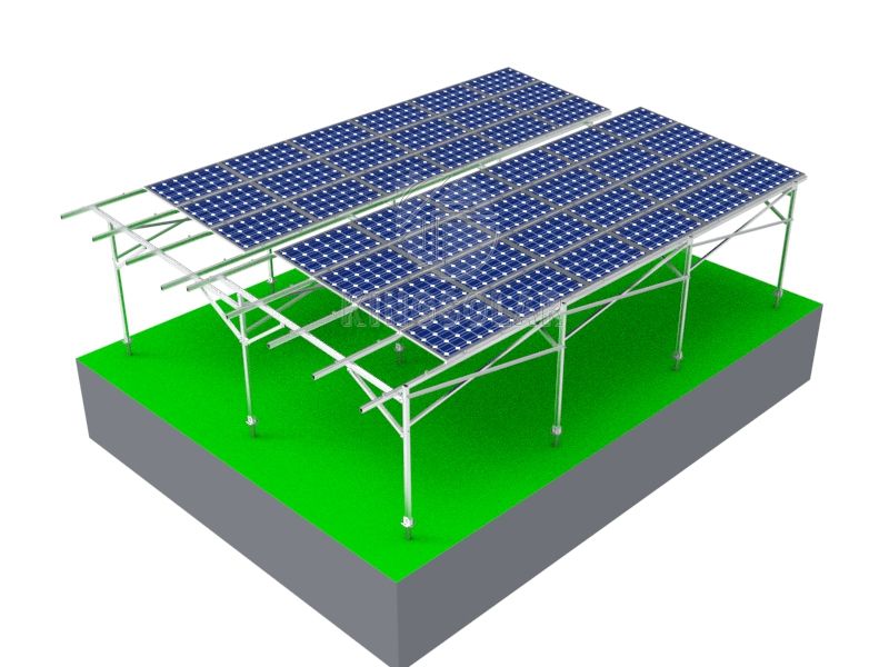 Aluminium-Solarmontagesystem für landwirtschaftliche Betriebe
