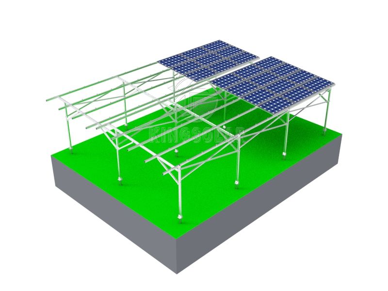 Aluminium-Solarmontagesystem für landwirtschaftliche Betriebe