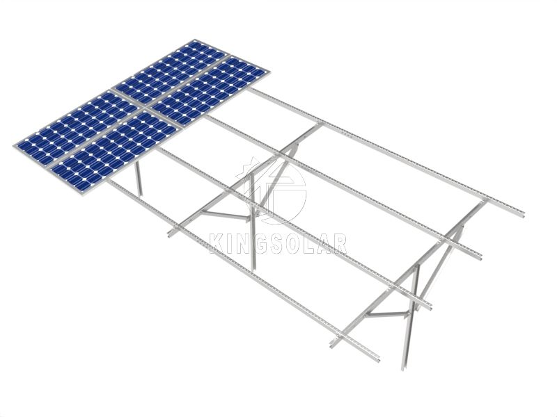 Bodenmontagesystem für Solar-PV-Module vom Typ C aus Kohlenstoffstahl