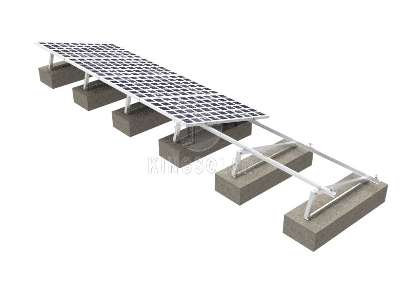 Flachdach-Solar-Winkel-Stativ-Montagesystem aus Aluminium