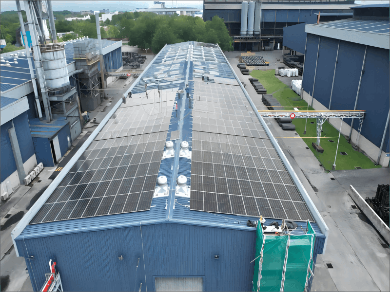 1 MW-Metalldach-Solar-PV-Montagehalterungen
