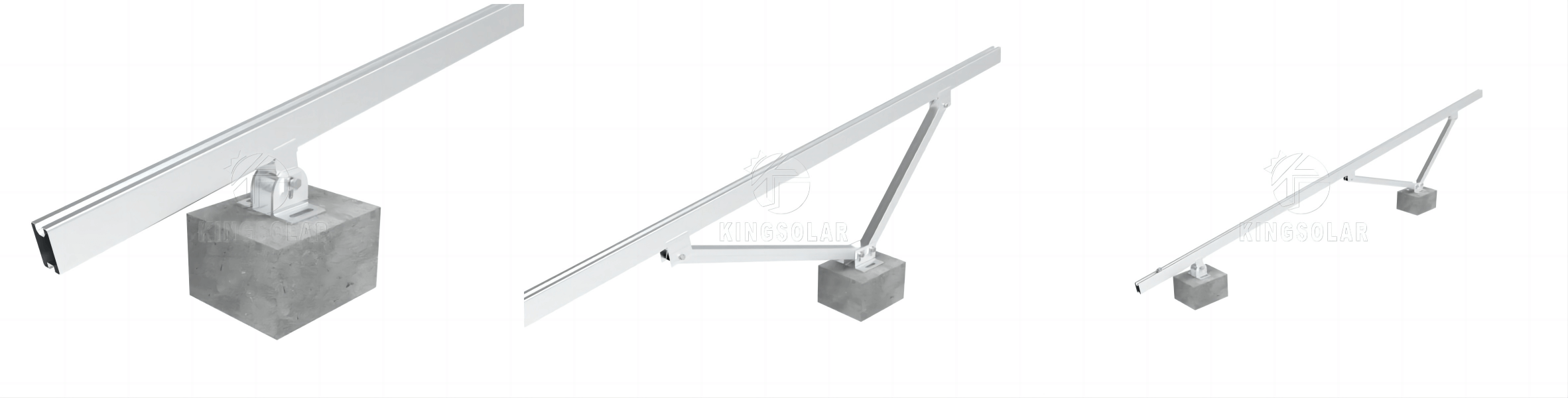 Ground mounting systems for solar panels