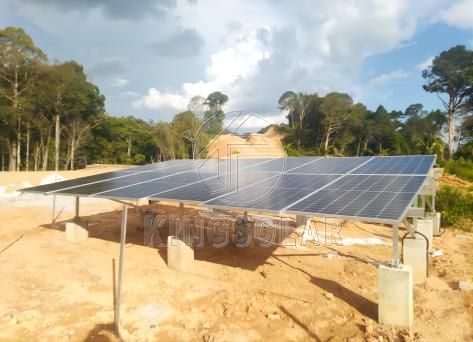 80 kW-Solar-Freiflächenanlage