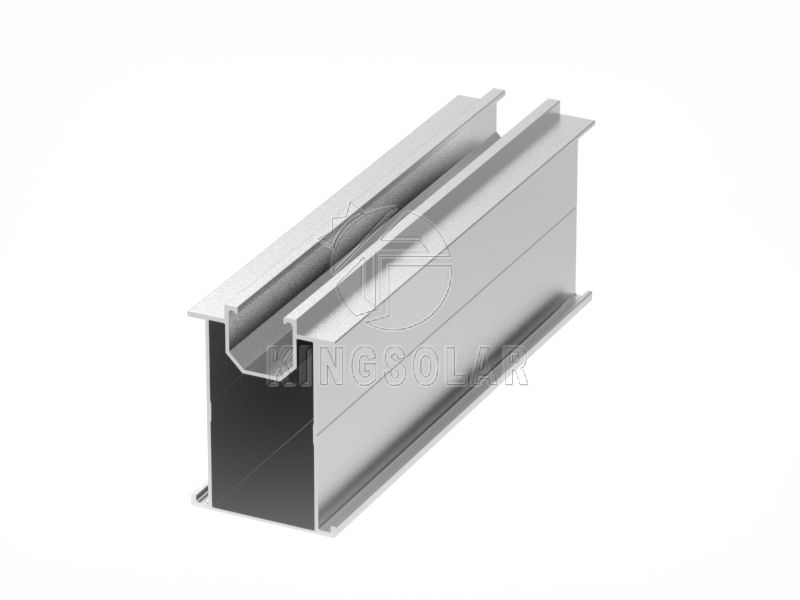 Aluminium-Solar-Montagesystem T75-Schiene