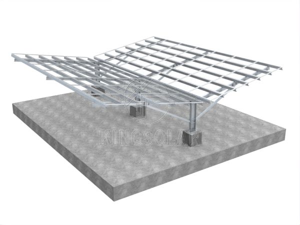 Back-to-Back-Solar-Photovoltaik-Montagesystem aus Kohlenstoffstahl