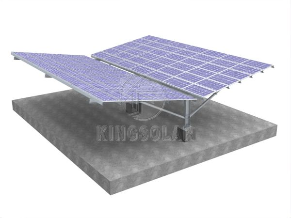 Back-to-Back-Solar-Photovoltaik-Montagesystem aus Kohlenstoffstahl