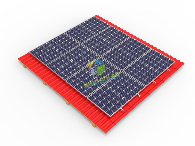 Solarmontagelösung für Ziegeldächer