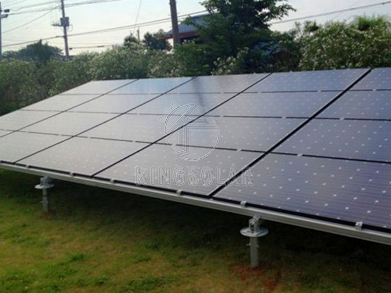 650 kW – Aluminium-Solar-Bodenmontagesysteme – Typ A